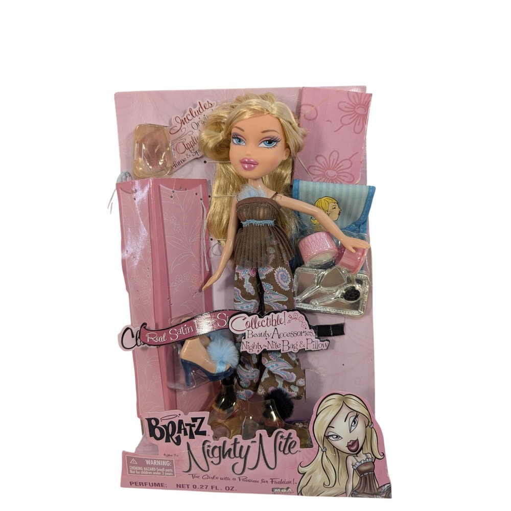 Bratz Nighty-Nite Cloe Doll 2003 MGA Entertainment Pajama Party No Box -‎ READ